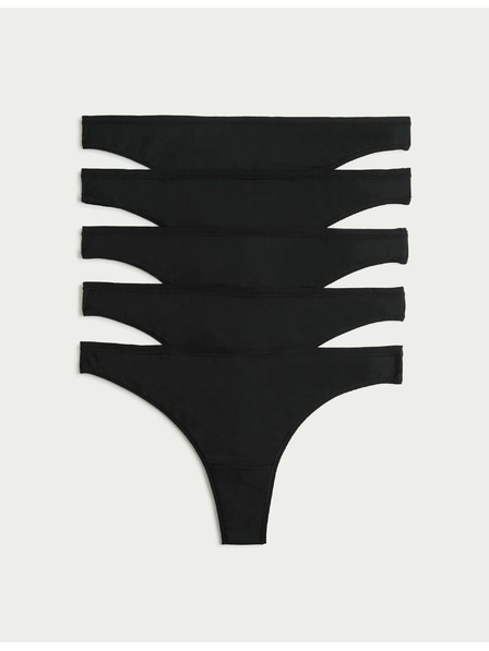 Marks & Spencer Fünfer-Set Damenhosen in Schwarz Marks & Spencer