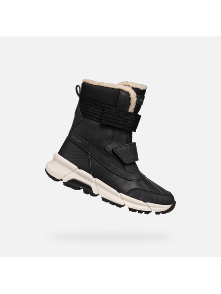 Geox Schwarz Jungen Stiefeletten Geox Flexyper Plus