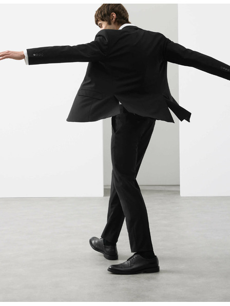 Marks & Spencer Leicht taillierte Hose, Wollmischung Marks & Spencer