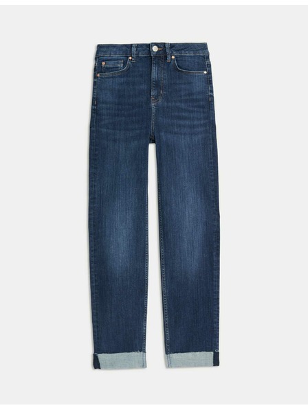 Marks & Spencer Super weiche High-Waist-Jeans Harper von Marks & Spencer navy