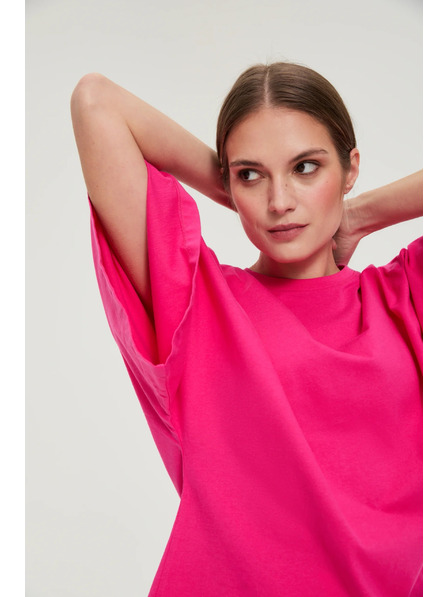 Moodo Bluse mit breiten Ärmeln purpur Moodo