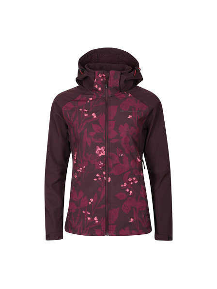 ALPINE PRO Damen Softshell-Jacke mit Membran ALPINE PRO HOORA winetasting varianta pa