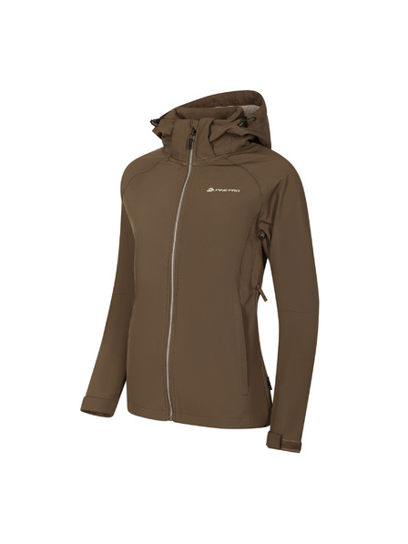 ALPINE PRO Damen Softshell-Jacke mit Membran ALPINE PRO HOORA stone gray