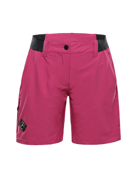 ALPINE PRO Damen Schnelltrocknende Shorts ALPINE PRO ZAMBA 4 fuchsia red