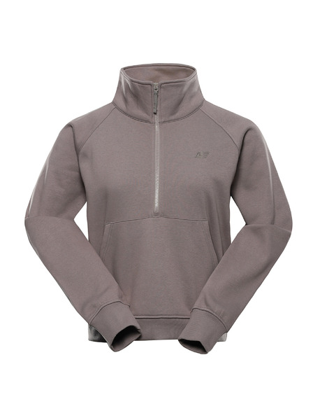 ALPINE PRO Damen-Baumwoll-Sweatshirt ALPINE PRO NEGGA driftwood