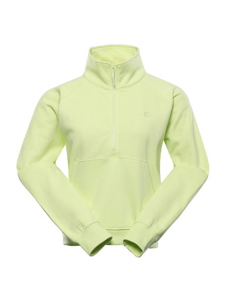 ALPINE PRO Damen-Baumwoll-Sweatshirt ALPINE PRO NEGGA luminary green
