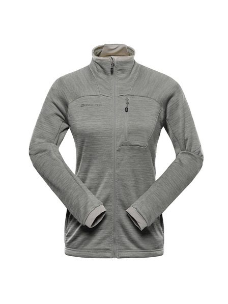 ALPINE PRO Damen-Schnelltrocknende Sweatjacke ALPINE PRO ONNECA 3 abbey stone