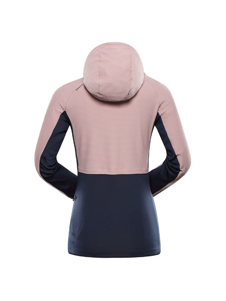 ALPINE PRO Damen-Schnelltrocknender Hoodie ALPINE PRO FEZA 2 pale mauve