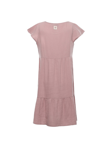 ALPINE PRO Damen Baumwoll-Kleid ALPINE PRO AKESA pale mauve