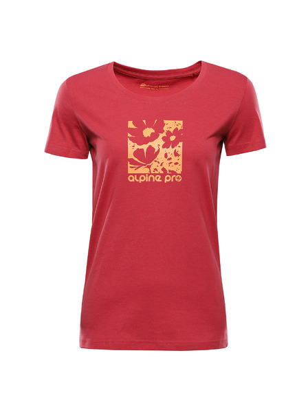 ALPINE PRO Damen-T-Shirt aus Bio-Baumwolle ALPINE PRO TERMESA 3 cardinal Variante pb