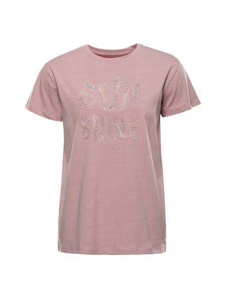 ALPINE PRO Damen Baumwoll-T-Shirt ALPINE PRO DORGA pale mauve Variante pb