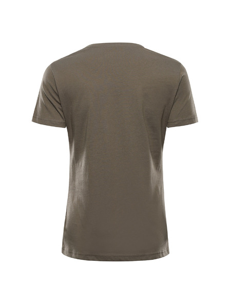 ALPINE PRO Damen Baumwoll-T-Shirt ALPINE PRO DORENA stone gray Variante pa