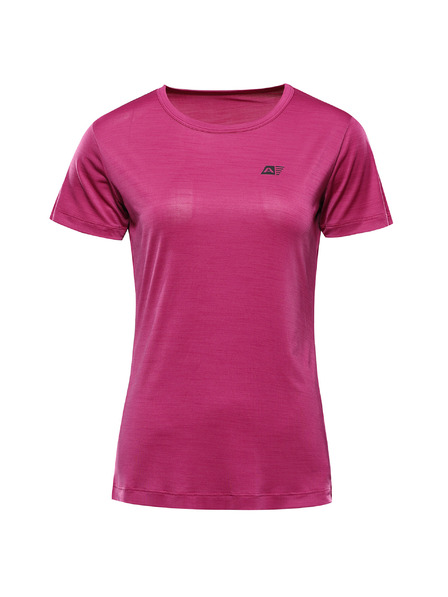 ALPINE PRO Damen-Schnelltrocknungs-T-Shirt mit Cool Dry ALPINE PRO BASIKA fuchsia red