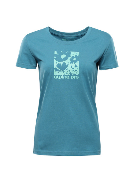 ALPINE PRO Damen-T-Shirt aus Bio-Baumwolle ALPINE PRO TERMESA 3 storm blue varianta pb