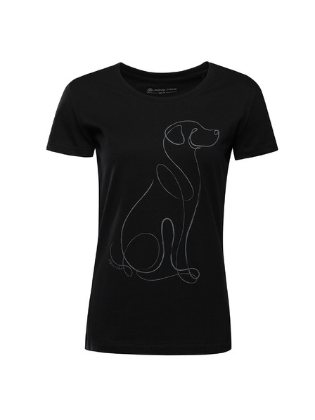 ALPINE PRO Damen-T-Shirt aus Bio-Baumwolle ALPINE PRO TERMESA 3 black varianta pe