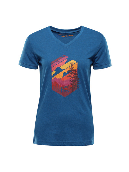 ALPINE PRO Damen-T-Shirt aus knitterfreiem Material ALPINE PRO NOGERA moonlit ocean Variante pa