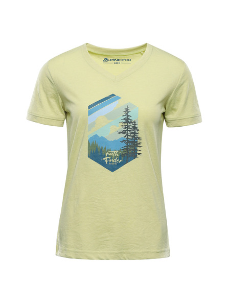 ALPINE PRO Damen-T-Shirt aus knitterfreiem Material ALPINE PRO NOGERA margarita Variante pa