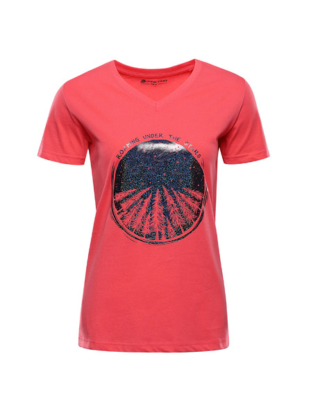 ALPINE PRO Damen-Baumwoll-T-Shirt ALPINE PRO DORENA calypso coral Variante pb