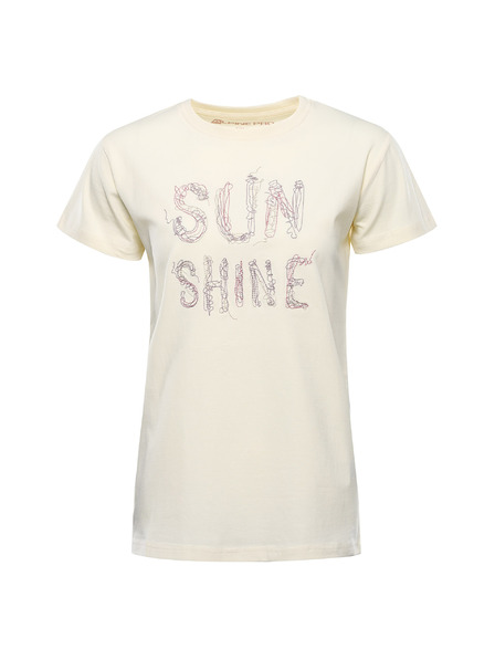ALPINE PRO Damen-T-Shirt aus Baumwolle ALPINE PRO DORGA cream varianta pb