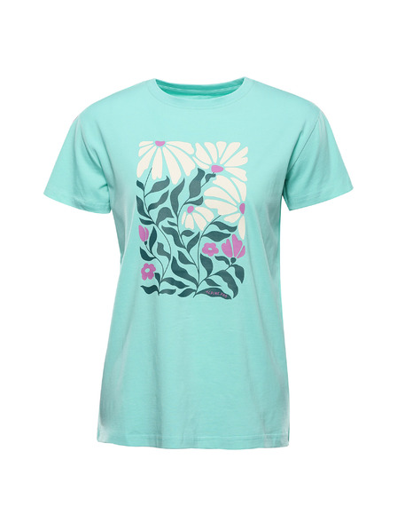 ALPINE PRO Damen-Baumwoll-T-Shirt ALPINE PRO DORGA beveled glass Variante pa