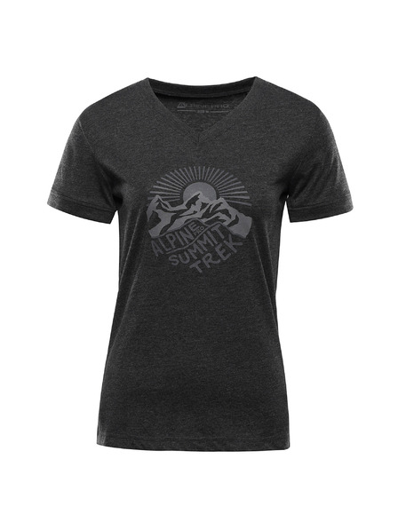 ALPINE PRO Damen-T-Shirt aus knitterfreiem Material ALPINE PRO NOGERA black Variante pb