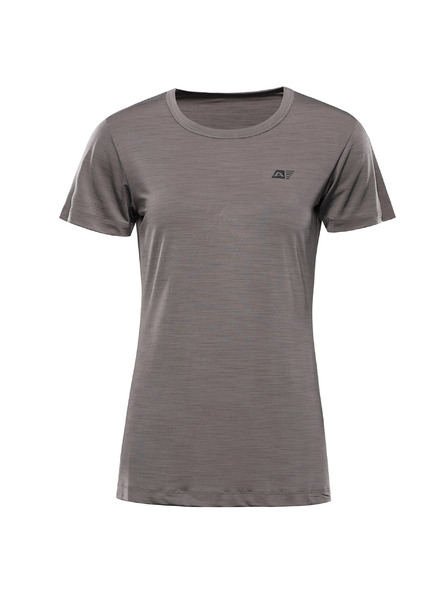 ALPINE PRO Damen-Schnelltrocknungs-T-Shirt mit Cool Dry ALPINE PRO BASIKA driftwood