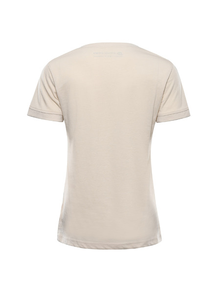 ALPINE PRO Damen-T-Shirt aus knitterfreiem Material ALPINE PRO NOGERA wood ash Variante pb