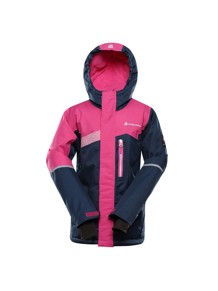 ALPINE PRO Kinder-Skijacke mit PTX-Schneemembran ALPINE PRO DEARO 2 fuchsia fedora