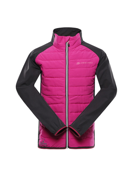 ALPINE PRO Kinder-Jacke mit Merinowolle-Füllung ALPINE PRO GERLO fuchsia red