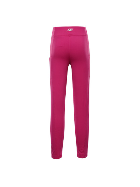 ALPINE PRO Kinder-Schnelltrocknende Leggings ALPINE PRO MARDO 2 fuchsia red