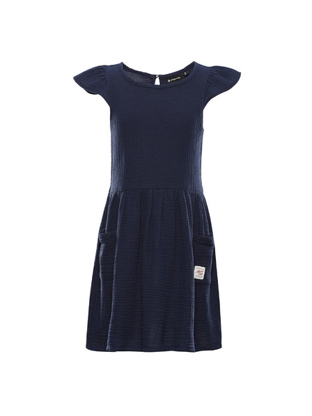 ALPINE PRO Kinder-Kleid aus Baumwolle ALPINE PRO ILERO moonlit ocean