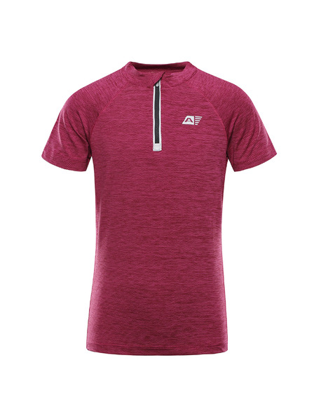 ALPINE PRO Kinder-Schnelltrocknungs-Rad-T-Shirt ALPINE PRO LATTERO 2 fuchsia red