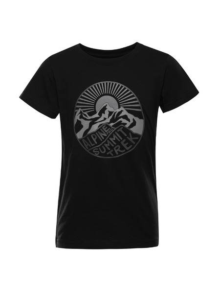 ALPINE PRO Kinder-Schnelltrocknendes T-Shirt ALPINE PRO REJO 2 schwarz varianta pb