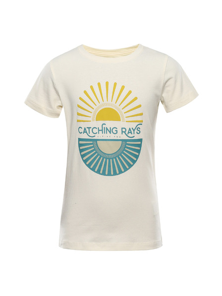 ALPINE PRO Kinder-T-Shirt aus Baumwolle ALPINE PRO DORGO cream varianta pb