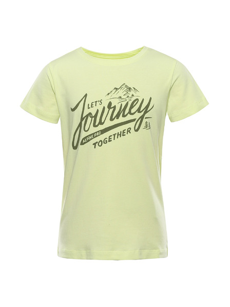 ALPINE PRO Kinder-T-Shirt aus Baumwolle ALPINE PRO DORGO luminary green varianta pf