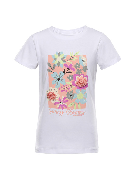 ALPINE PRO Kinder-T-Shirt aus Baumwolle ALPINE PRO DORGO weiß varianta pc