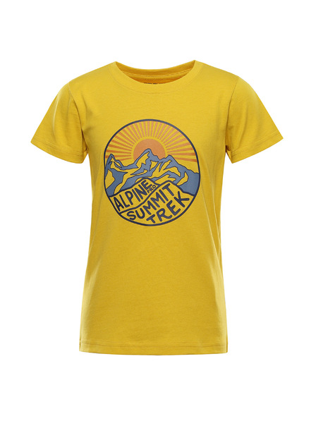 ALPINE PRO Kinder-Schnelltrocknendes T-Shirt ALPINE PRO REJO 2 lemon curry varianta pb