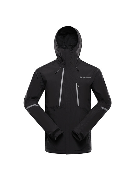 ALPINE PRO Herren wasserdichte Jacke mit PTX-Membran ALPINE PRO NOREM 2 black