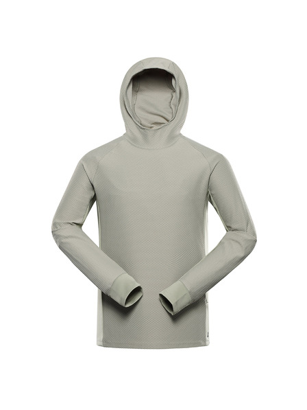 ALPINE PRO Herren-Schnelltrocknender Hoodie ALPINE PRO FEZ abbey stone