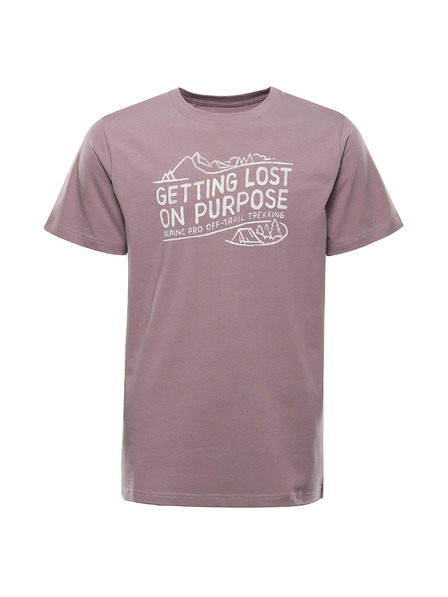 ALPINE PRO Herren-T-Shirt aus Baumwolle ALPINE PRO DORG quail varianta pb