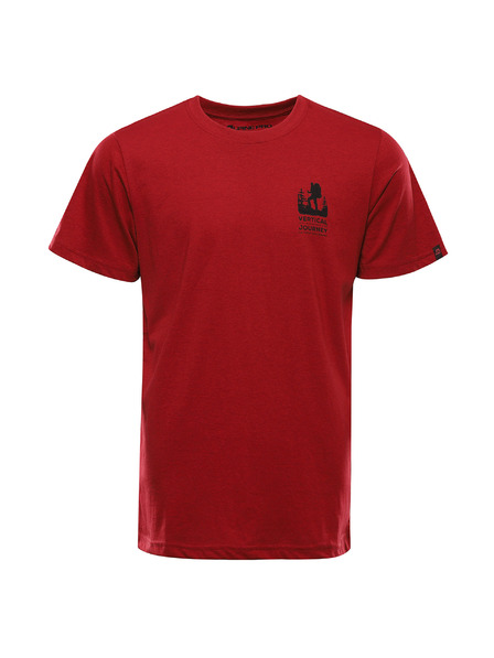 ALPINE PRO Herren-T-Shirt aus knitterfreiem Material ALPINE PRO NOGER cardinal varianta pb