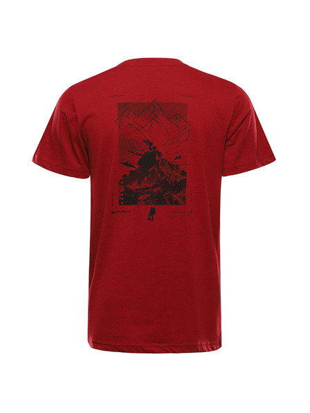 ALPINE PRO Herren-T-Shirt aus knitterfreiem Material ALPINE PRO NOGER cardinal varianta pb