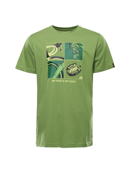 ALPINE PRO Herren-T-Shirt aus Bio-Baumwolle ALPINE PRO TERMES 3 peridot varianta pa