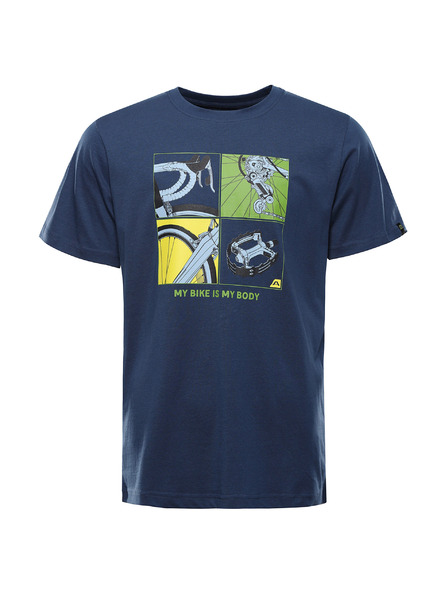 ALPINE PRO Herren-T-Shirt aus Bio-Baumwolle ALPINE PRO TERMES 3 blue wing teal varianta pa