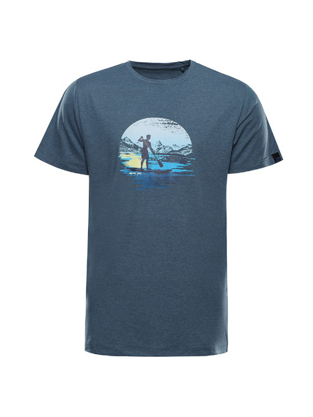ALPINE PRO Herren-T-Shirt aus knitterfreiem Material ALPINE PRO GORAF 2 dk.metal blue varianta pa