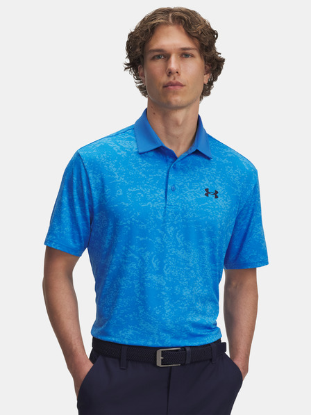 Under Armour Herren T-Shirt Under Armour UA Playoff 3.0 Printed Polo-BLU