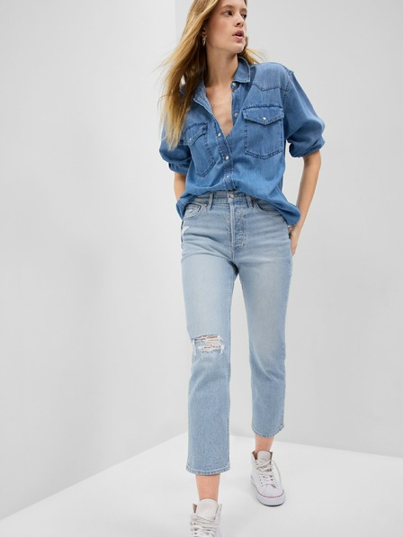 GAP Straight High Rise Cheeky Jeans GAP