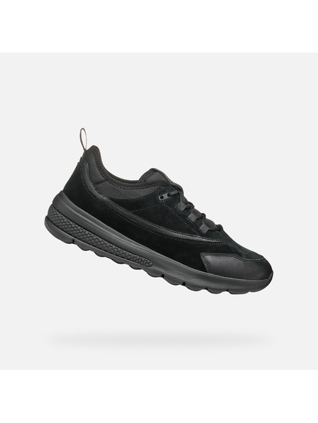 Geox Schwarz Herren-Turnschuhe Geox Spherica Actif