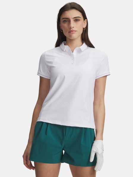Under Armour Damen-Poloshirt Under Armour UA Drive Chill SS Polo-WHT
