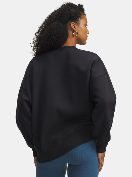 Under Armour Damen-Fleece Under Armour Rival Flc OS Varsity Crew-BLK